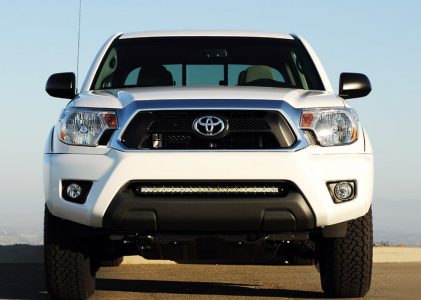 Montering av ledramp på Toyotan